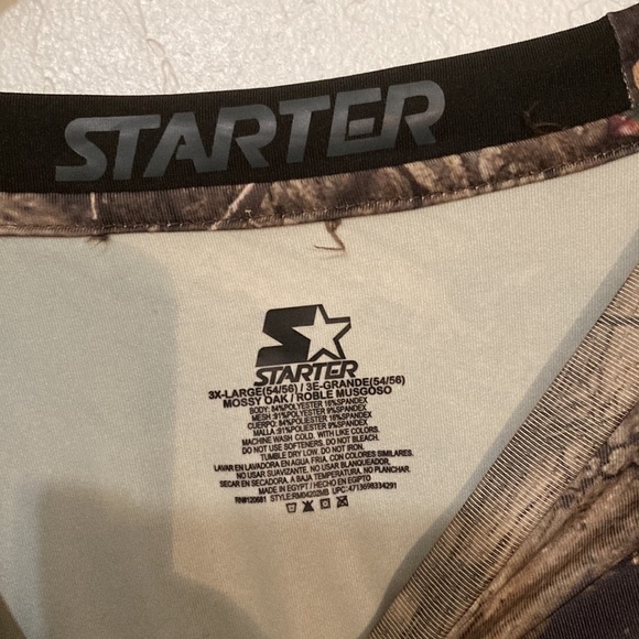 Mossy oak break up Starter nylon athletic base layer men’s 3X XXXL - Picture 3 of 6